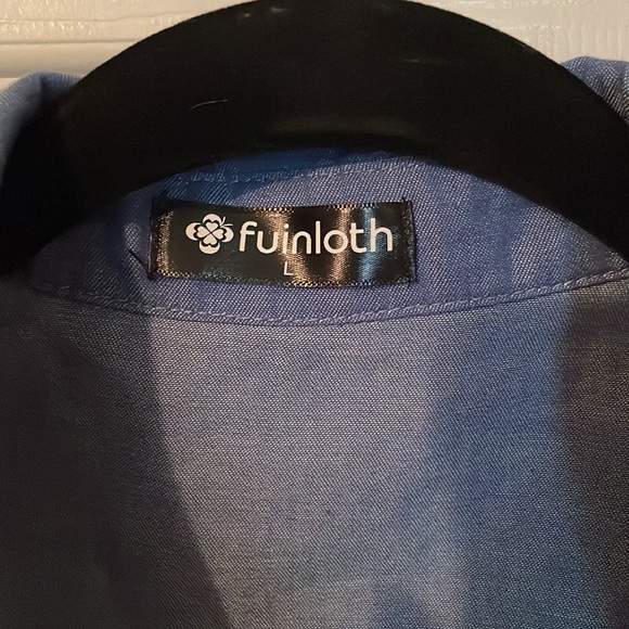 Ladies Large Fuinloth Chambray shirt - Picture 6 of 6